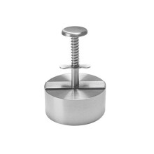Presse à Hamburger Manuelle Ronde en Acier Inoxydable Antiadhésif, Moule à Boule de Riz, Porc, Bœuf, Outils de Cuisine Ajustés L