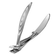 1 Stück Gewinkelte Nagelknipser für Senioren - Ergonomischer Zehennagelknipser für Dicke Nägel, Hochwertiger Stahl-Nagelschneider