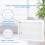 Dehumidifier Filter MERV 13 Compatible with Santa Fe Compact70, Ultra70, Element, Compact2, UA 65H Dehumidifier Models 8