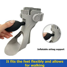 Drop Foot Brace Ondersteunende Orthese Enkelband Comfortabel Veilig voor Hemiplegie Beroerte Schoenen Wandelen Maat-M Rechts