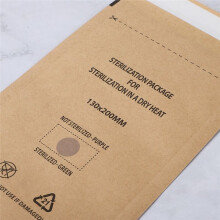 100Pcs Self-Sealing Dry Heat Pouches, Disposable Autoclave Bags for Nail Art, Tattoo & Dental Tools M