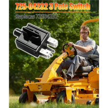 725-04232 3-Poliger Schalter Passt für CUB CADET Z Force RZT LTX 1040 1042 1045 XT1 Troy-Bilt Yard-Machines für Mustang