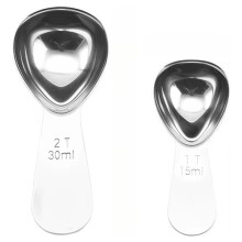 Coffee Scoop Stainless Steel Measuring Coffee Scoop Tablespoon Short Handle Tablespoon Measuring Spoons for Coffee/Sugar