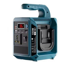 Inversor de Potencia F 550W Inversor de Onda Sinusoidal Pura con Salida USB Tipo C 110V CA para Batería de Litio para  de 18V