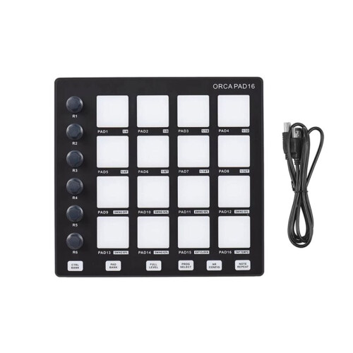 PAD16 Controller Keyboard DJ Music Audio Studio Electronic Drums Pad for Musical Instruments Beat Production 1