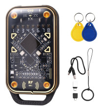 Chameleon V3.0 RFID Chip Emulator Card Reader NFC Lese- und Schreibgerät ID IC Card Tag Kopierer+2XUID Schlüsselanhänger