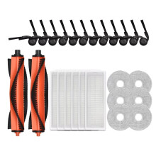 26PCS Vakuum Huvud Sido Borste HEPA Filter Mop Pad Set för S40 PRO / OV71GL Robotdammsugare Ersättningsdelar