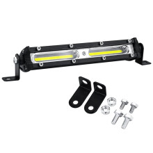 Faro LED da 7 Pollici 6500K Striscia Luminosa 12V Barra Luminosa per Auto Camion Rimorchio SUV Luce di Lavoro LED per Auto