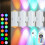 4 Pack LED Wireless Wall Sconce with Remote,16 Colors Changing, Motion Sensor Light for Hallway, Stairway, Bathroom 2