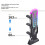 ARGB Gaming  Card Bracket with Temperature Display Magnetic Sole Metal Frame Easy to Install GPU Stand Black 3