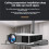 Universal Projector Ceiling Wall Mount Bracket with Tray Adjustable for Video Conferencing 100-200cm 7