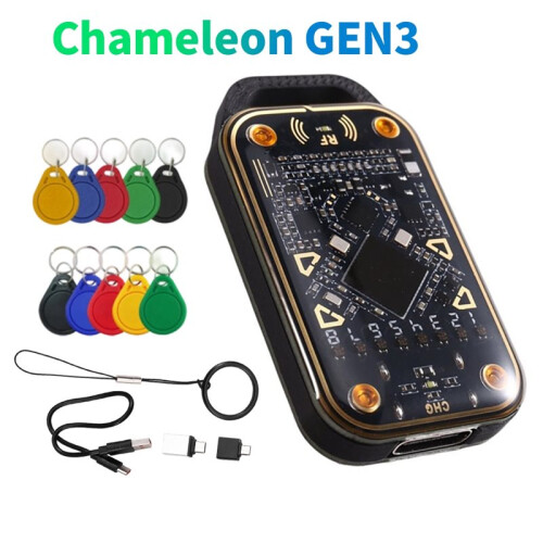 Chameleon V3.0 RFID  Chip Emulator  Card Reader NFC Read Writer ID IC Card Tag Copyer+5XUID/CUID Keychain 1