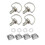 20pcs 1/4" 17mm Motorcycle Quick Release Dzus Turn Button Race Fairing Fastener for     B 3