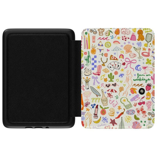 6 Inch for  Protective Case, Fun  Weekdays Pattern, Compatible with 2024/2022 for  (11th Generation) 2