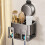 Suction Cup Toothbrush Storage Rack Wall-Mounted Integrated Hook Toothpaste Dispenser Rust-Proof Detachable 8