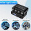 4x1 BNC Switcher AHD TVI CVI CVBS to -Compatible VGA Simultaneous Output Video Converter with Remote EU PLUG 3