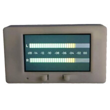 Voice-Activated Analog Audio Vu Meter Stereo Volume Meter LCD Music Audio Level Spectrum Indicator for Audio Amplifier