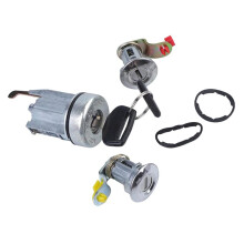 Ignition Lock Core Steering Lock+Door Lock with 2 Keys Set for Land 75 Series FJ75 HJ75 HZJ