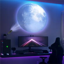 Luz Projetora de Planeta LED com Terra, Mercúrio, Marte, Lâmpada Noturna com 10 Padrões de Projeção para Quarto Infantil