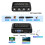 4x1 BNC Switcher AHD TVI CVI CVBS to -Compatible VGA Simultaneous Output Video Converter with Remote EU PLUG 5