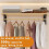 4Pack Closet Rod Bracket Support 300lbs Capacity 12 Inch Wall Mounted L-Shaped Shelf Brackets with Hooks 3