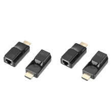 Adapter Przedłużający 1080P Kompatybilny z RJ45 60M, Przez Kable Przedłużające CAT6 UTP LAN dla HDTV DVD