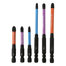 Special Slotted for Screwdriver Bit Set for Electrician, Magnetic Steel Tips, 65mm & 110mm, FPH1 FPH2 FPH3, 6Pcs