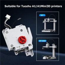 For A1 /A1 Exturder Unit Hardened Steel Gear Extruder Kit for 3D Printer Parts