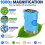 1000x Handheld Microscope for Kids Pocket Microscope with 2" IPS Screen 4k Discoverys Microscopes Outdoor Microscope 4