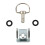 1/4" 17mm Motorcycle Quick Release Dzus Turn Button Race Fairing Fastener for     B 2