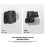 Magnetic Backpack Clip Holder for  Osmo  Quick Release Mount Anti-Shake Clip 8