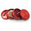 2.5-Inch Zinc Alloy Spice Grinder, Compact Portable Design with Storage Compartment, Essential Kitchen Tool - Red 3