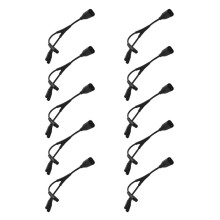 10X IEC320 C8 Bis 2X C7 Y Geteiltes Power Kabel, IEC Abbildung 8 Stecker auf 2 Buchse 1 in 2 Ausgang Wechseln Strom Kabel