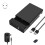Hard Disk Enclosure External HDD Case for  2.5 3.5 Inch SSD Hard Drive Box USB 3.0 Hard Disk Case Adapter EU Plug 2
