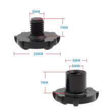 4pcs Diving Backplate Harness Soft Pad Fixed Screw Bolts and Nuts for Backplate Scuba Diving BCD Accessories