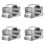 4pcs 65mm CNC Spindle Motor Clamp Mounting Bracket,Spindle Motor Mount Support with 16pcs Screw 1
