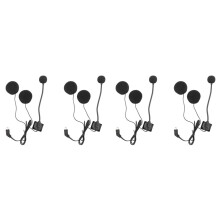 4X Casque de Moto Casque Microphone Haut-Parleur Casque Accessoires pour Demi-Casque