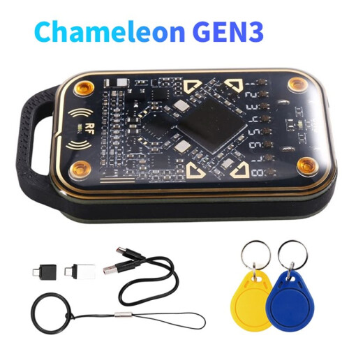 Chameleon V3.0 RFID  Chip Emulator  Card Reader NFC Read Writer ID IC  Card Tag Copyer+2XUID Keychain 2
