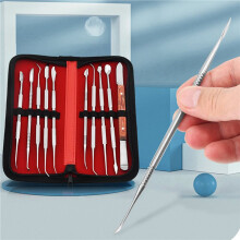 30X Dental Spatel Gips Kniv Praktisk Rostfritt Stål Mångsidig Tänder Vax Carving Verktyg Set Vax Modellering Skulptera Verktyg
