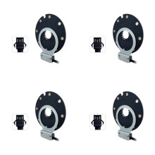 4X Electric Bike Magnetic Power Sensor 36/48V Pedal Assist Sensor F-8C Magnets Dual Hall Sensors PAS System Ebike Parts