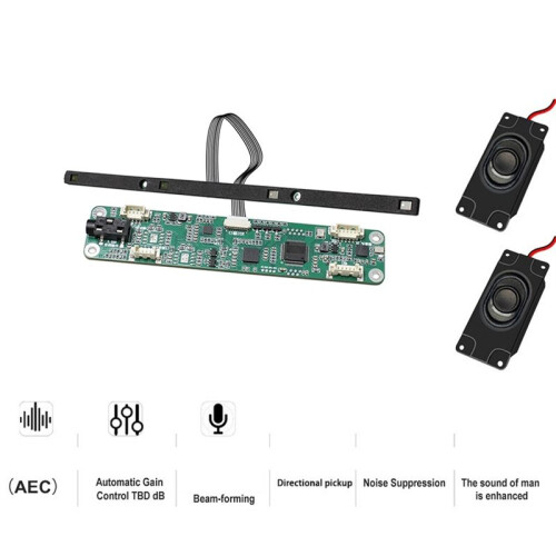 4 Array Directionele 60 Graden Microfoonmodule met Ruisonderdrukking, Digitale Echo Annulering, voor DIY Audio Projecten 2