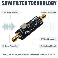 Filtro Attivo SAW 915MHz Amplificatore LNA Preamplificatore Segnale RF Modulo A Bassa Rumorosità per Ricevitore Trasmettitore Progetto IoT