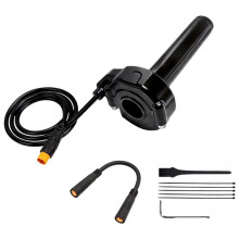 Full Twist Throttle for Macfox,12V-72V Waterproof Quick Twist 3 Pin Ebike Throttle,Protecting Electric Dirt Bike Scooter