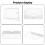 Hidden Suspended Wall Mounted Speaker Storage Bracket,  Speaker Wall Mounted Display Base, Fixed Bracket 5