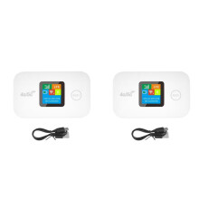 2X Router WIFI Hotspot Mobile 4G/5G Router Ripetitore 4G LTE Modem Tascabile con Slot per Scheda SIM Ampia Copertura Versione Asiatica