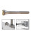 1pc Square  Electric Hammer for SDS MAX Shank Electric Hammer Square  16 Teeth Tip Chisel Bushing Bit 2