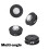 2X Universal M10 Nylon Automatic Grass Trimmer  Brush Mower Bump Spool 2 Lines Cutter Thread  String Saw 6