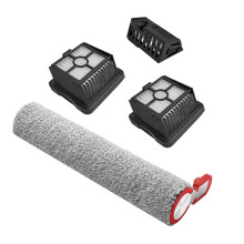 4 Spazzole A Rullo con Filtro HEPA e Modulo Agli Ioni D'Argento per Lavasciuga Pavimenti per Midea S60/S60 Pro/S60 Ultra - Accessori di Ricambio