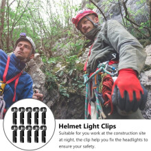 500 Pcs Hard Hat Clips for Headlamp,Headlamp Hook,Hard Hat Light Clip,Hard Hat Clip,Hard Hat Accessory