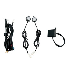 Monitoramento de Ponto Cego para Mudança de Faixa e Assistência de Mudança de Faixa para Motocicletas BSD Locomotive22m